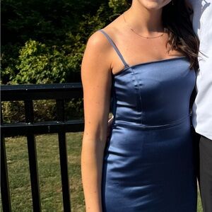 Abercrombie Blue Wedding Guest Dress